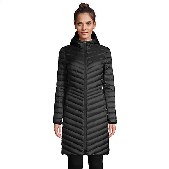 Lands' End Jackets & Blazers - Women's Ultra Lightweight Packable Down Coat With Hood
